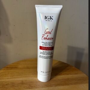 IGK Good behavior Spirulina protein smoothing blowout balm NEW.